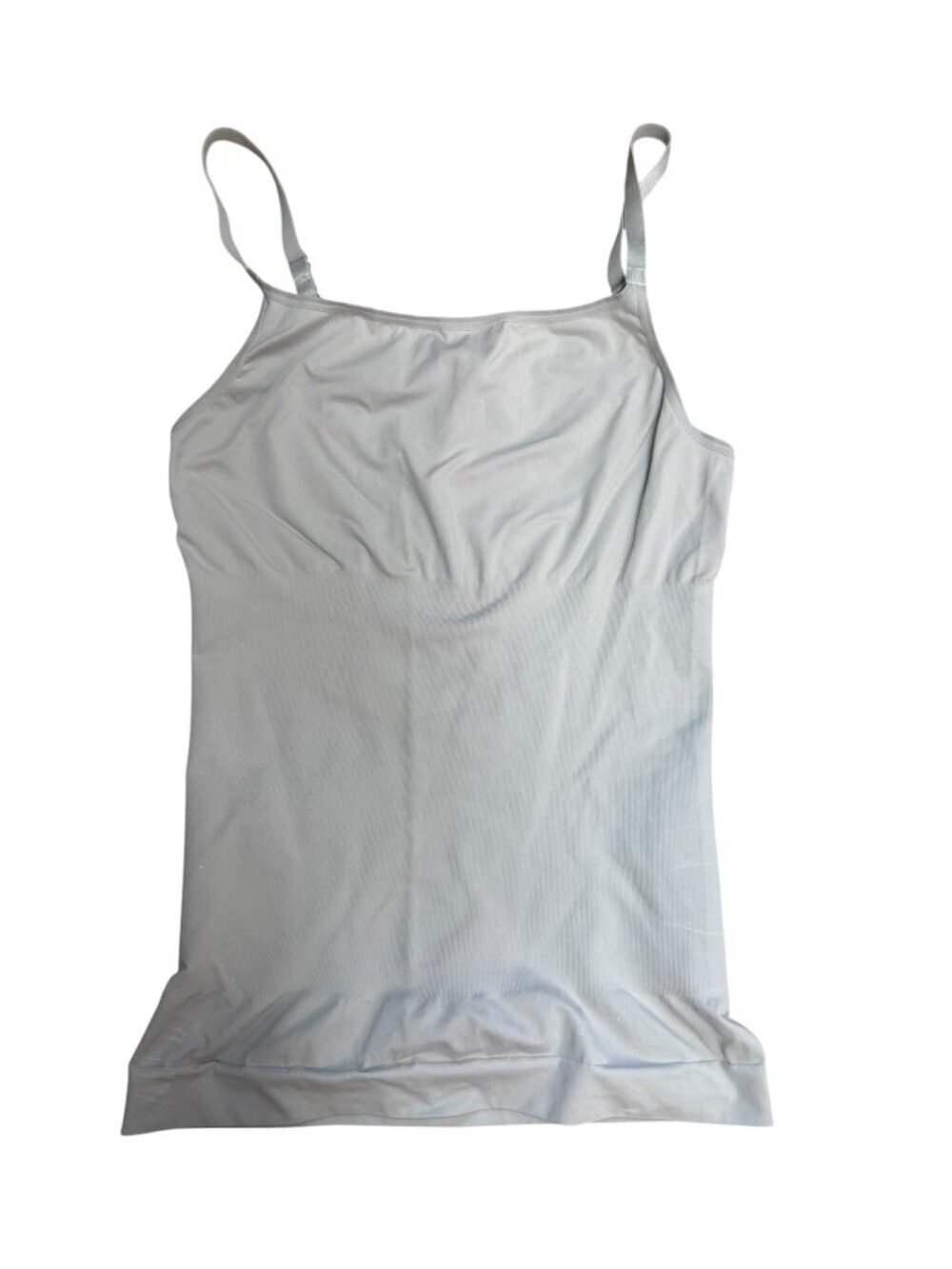 Assets by Spanx White Seamless Shaping Cami Tank XL Excellent Condition